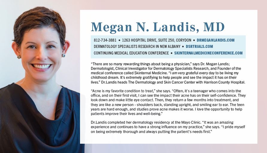 Dr. Landis featured as a Healthcare Hero in Tops Magazine Louisville in the July 2019 Issue